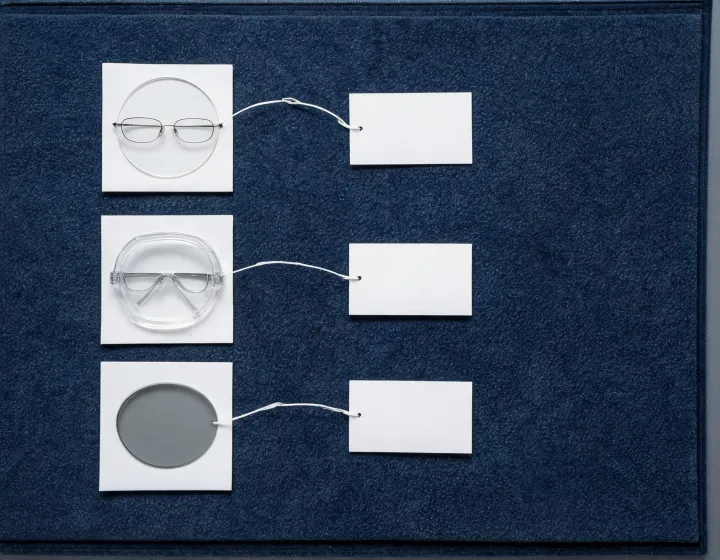 Project brief board mapping lens uses to specification fields
